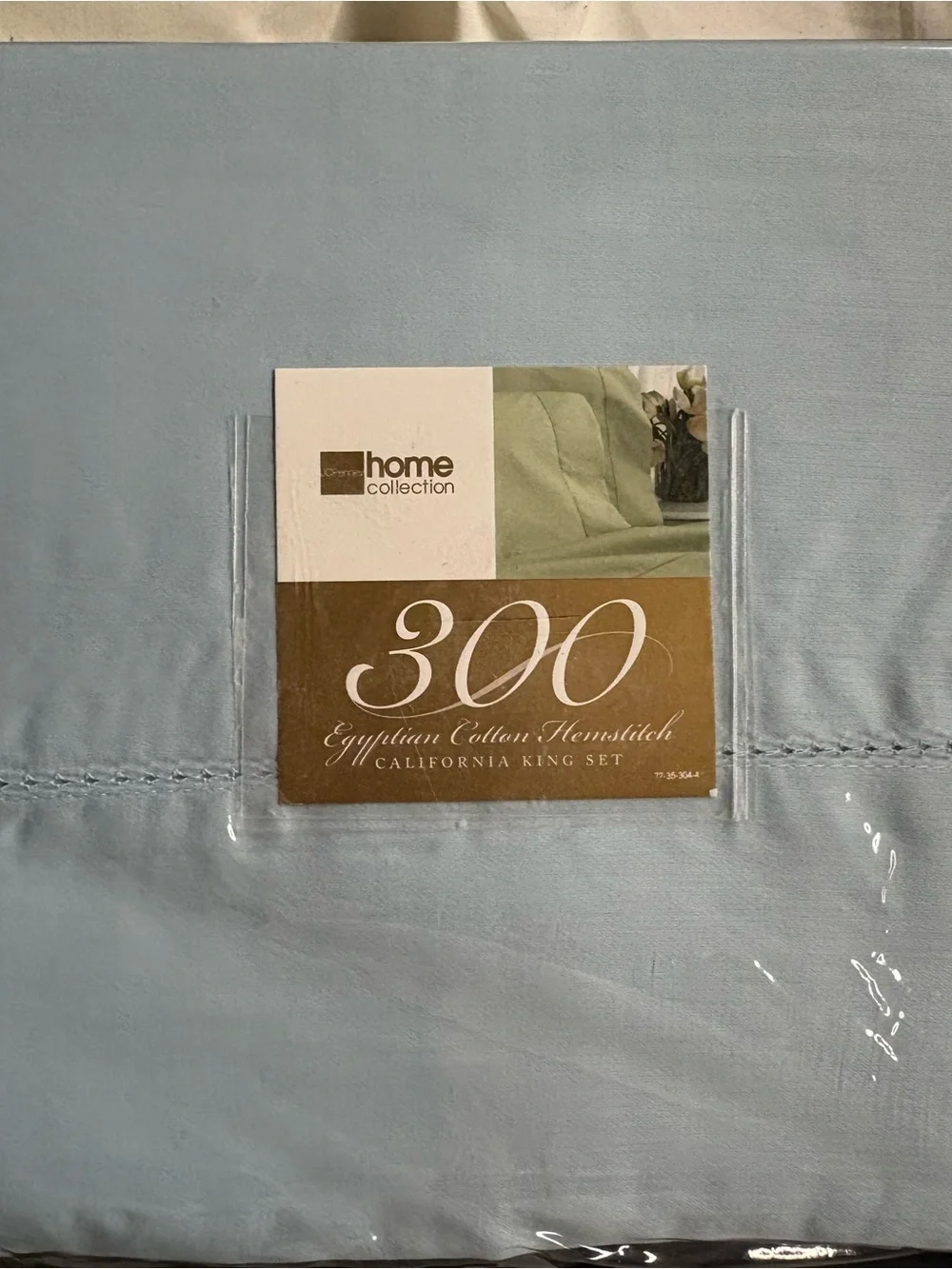 Jc Penny home collection Blue Mist Egyptian Cotton 4pc Sheet Set